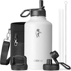 Coolflask Half Gallon Water Bottle Insulated by Coolflask