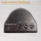 LED Black Motion Sensor 2-Light Bullet Flood Light- 3000K Adjustable Dual Head - Image 7