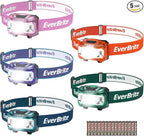 EverBrite Headlamp, 5 Pack Kids Headlamp by EverBrite