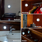 STAR-SPANGLED 3 Pack 2.8” Motion Sensor Lights Indoor AAA Battery Operated - Image 7