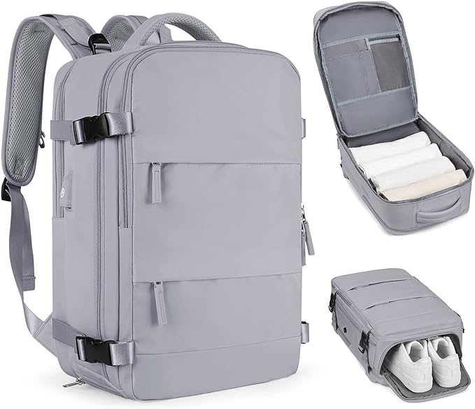 coofay Personal Item Travel Backpack by coofay