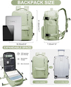 WONHOX Large Travel Backpack Carry on Flight Approved Laptop Work Business - Image 3