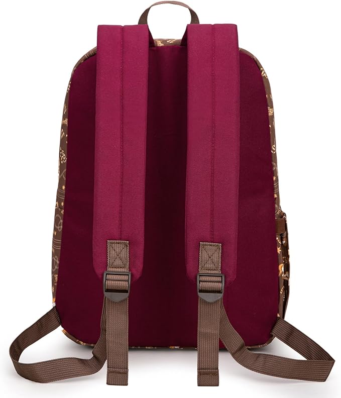 Montana West Backpack for Women Men 2 PCS Lightweight College Bookbags Casual - Image 5