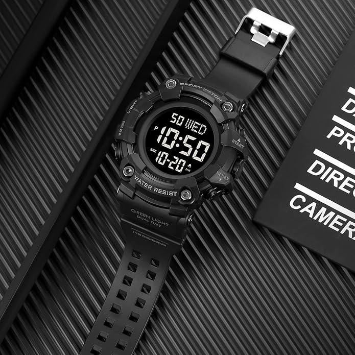 FANMIS Mens Military Multifunction Digital LED Watch Electronic Waterproof - Image 4