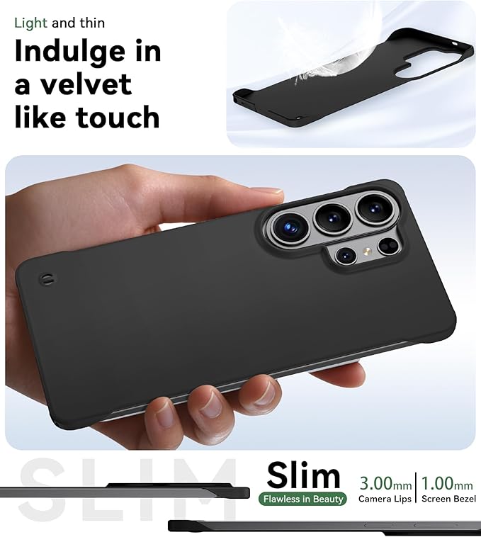GRECAZO Slim Borderless for Samsung Galaxy S26 Ultra Phone Case 6.9" Ultra-Thin - Image 4