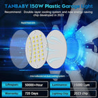 TANBABY 1 Pack LED Garage Lights, 150W Deformable Garage Light Bulb, 15000LM - Image 4