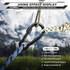 AUTMATCH Carabiner Clips, 4 Pack - Image 6