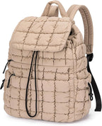 CLUCI Puffy Quilted Backpack Purse by CLUCI