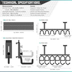 Savior Equipment Wall Rack System Heavy-Duty Steel Tactical Rifle Carbine - Image 7