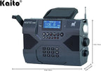 Kaito Emergency Radio Voyager Max KA900 Digital Solar Dynamo Crank Wind Up - Image 3
