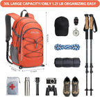 RealCool Hiking Backpack for Men Women, 30L Lightweight Waterproof Travel - Image 2
