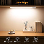 Gritin 14.7inch Under Cabinet Lighting Rechargeable 2 Pack- 3 Color Temps&5 - Image 3