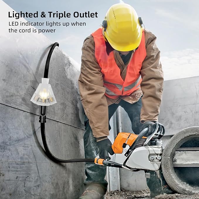 100 FT Outdoor Extension Cord - Image 8