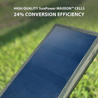 ELECOM NESTOUT Portable Solar Panel, Dual USB-A Ports, 28W Power Generation - Image 2