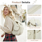 G4Free Small Backpack for Women, Nylon Casual Daypack for Work Travel Campus - Image 3