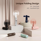 Mini Handheld Fan, USB Rechargeable 3 IN 1 Personal Cooler Fans - Image 3