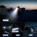 Super Bright Headlamp Rechargeable 99000 Lumens, 7 Modes Head Lamp, Zoomable - Image 8