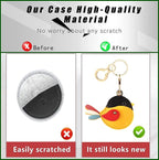 BORKUANA Leather Keychain Holder Case Compatible - Image 3