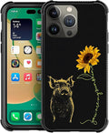 for iPhone 13 Pro Max Case, Pig Sunflower Yellow Sunshine Pattern Graphic by FKBRCL4U