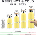 Bambaw 32 oz Stainless Steel Water Bottle, Insulated Metal Water Bottle Made of - Image 5