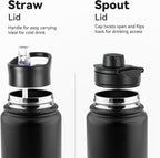 VEGOND 24oz Insulated Stainless Steel Water Bottle - Image 3