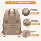 GOLF SUPAGS Women Laptop Backpack Casual Daypack - Image 4