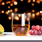 14-ounce Plastic Stemless Wine Glasses, All Purpose Arcylic Glasses - Image 3