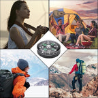 5 Pack Mini Pocket Compass 25mm – Survival Button Compass - Image 7
