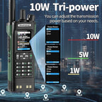 BAOFENG UV-32 Ham Radio Long Range 10W Rechargeable Walkie Talkies UV32 5RM K5 - Image 4