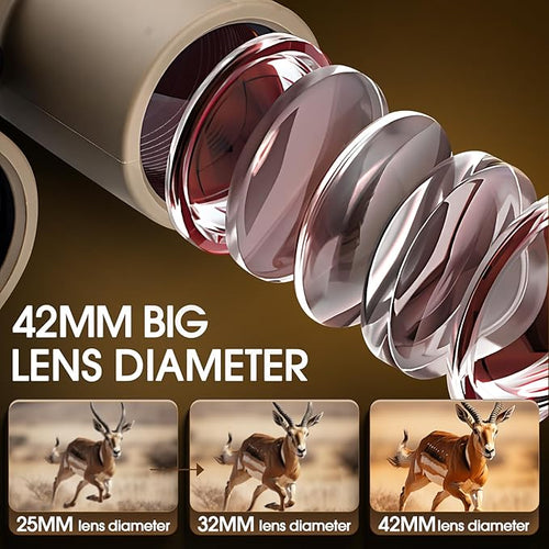 12x42 HD Binoculars for Adults High Powered Binoculars - Image 2