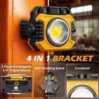 Samyoung 2-Pack 2400LM Magnetic Rechargeable Work Light, Dual-Sided LED Work - Image 6