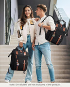LOVEVOOK Laptop Backpack for Women Work Travel Computer Backpacks Purse - Image 2