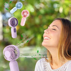 Rossesay 3 Pcs Mini Portable Fan Bulk Cute Handheld Lightweight Small Little - Image 5