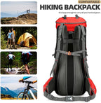 75L Hiking Backpack with Rain Cover Waterproof Camping Backpack Shoes Warehouse - Image 7