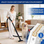 8 Pack VF3502 Vacuum Bags Fit For Rigid 12 to 16 Gallon Wet Dry Vacuum WD1950 - Image 6
