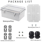 Waterproof Electrical Box with Mounting Plate, IP67 Junction Box Stainless - Image 4
