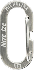 Nite IZE MicroLink Carabiner, Stainless Steel Mini Key Rings - Image 2