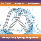 120PCS M4 Heavy Duty Carabiner Clip, 1.57Inch Snap Hook Quick Link Small - Image 5