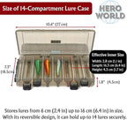 Fishing Tackle Box Set – 2-Pack Double-Sided Reversible Lure Organizer - Image 3