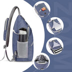 ZOMAKE Sling Bag, Small Crossbody Sling Backpack, Water Resistant Shoulder - Image 3
