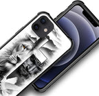 for iPhone 12 Mini Case, Lion Cross Jesus Christ Dove Pattern Made of Soft - Image 2