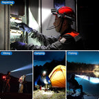 crazybrace Rechargeable Led Headlamp 2Pack, 99000 Lumen Super Bright Head Lamp - Image 8