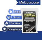 Mylar Emergency Thermal Blanket Sleeping Bag - Image 6