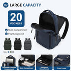 Waterproof Laptop Backpack for Men & Women, Flight Approved Anti-Theft Daypack - Image 4