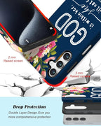 Compatible for Samsung Galaxy A16 5G Case, Dual Layer Heavy Duty 2 in 1 - Image 3