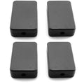 DGZZI Electrical Junction Box 4PCS Electric Plastic Black Waterproof Project by Unknown