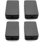 DGZZI Electrical Junction Box 4PCS Electric Plastic Black Waterproof Project by Unknown