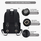 GOLF SUPAGS Women Laptop Backpack Casual Daypack - Image 3