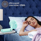 Peiyuu Portable Fan, 4000mAh USB Rechargeable, 180° Foldable Mini Desk Fan - Image 6