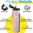 Han's Bottle Sports Water Bottle - 24 Oz - Image 5